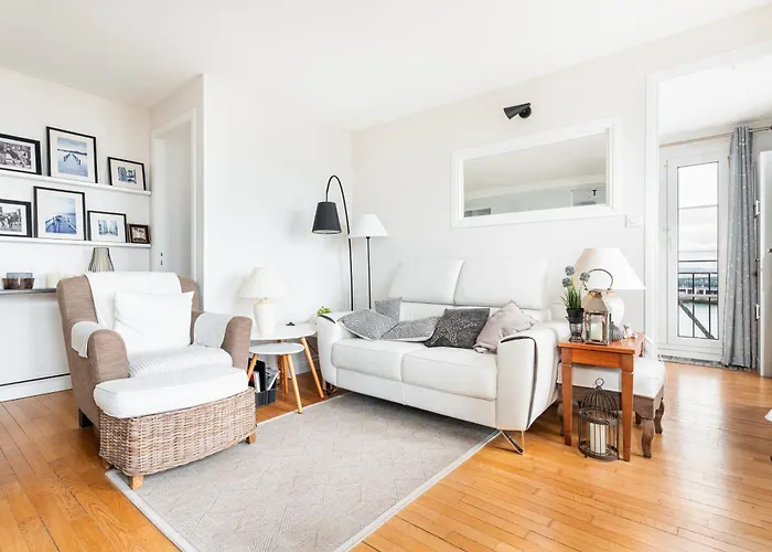 Apartment L'horizon Lumineux Vue Sur Au 5ieme Etage Avec Ascenseur Le Havre