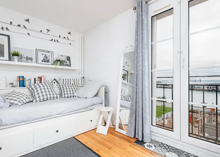 Apartment L'horizon Lumineux Vue Sur Au 5ieme Etage Avec Ascenseur