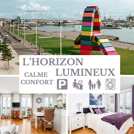 L'horizon Lumineux Vue Sur Au 5ieme Etage Avec Ascenseur * Le Havre